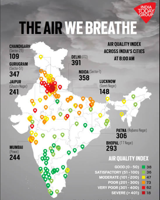 Pollution Hotspots Map